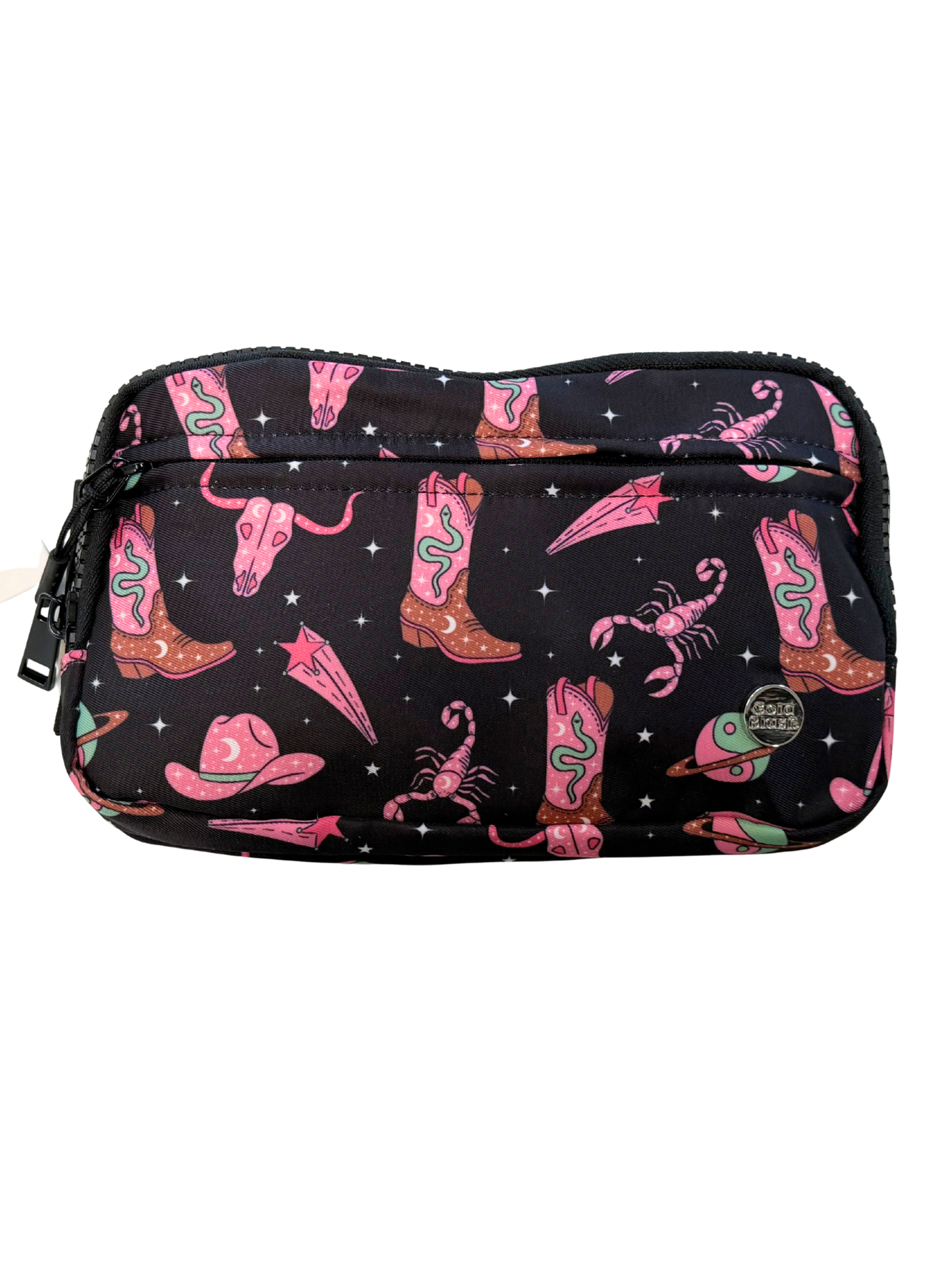 Gold Blush DualMode 2 in 1 Wallet RFID Protected– Nylon Wristlet & Crossbody Bag for Women, Fits Most Smartphones, Stylish & Versatile