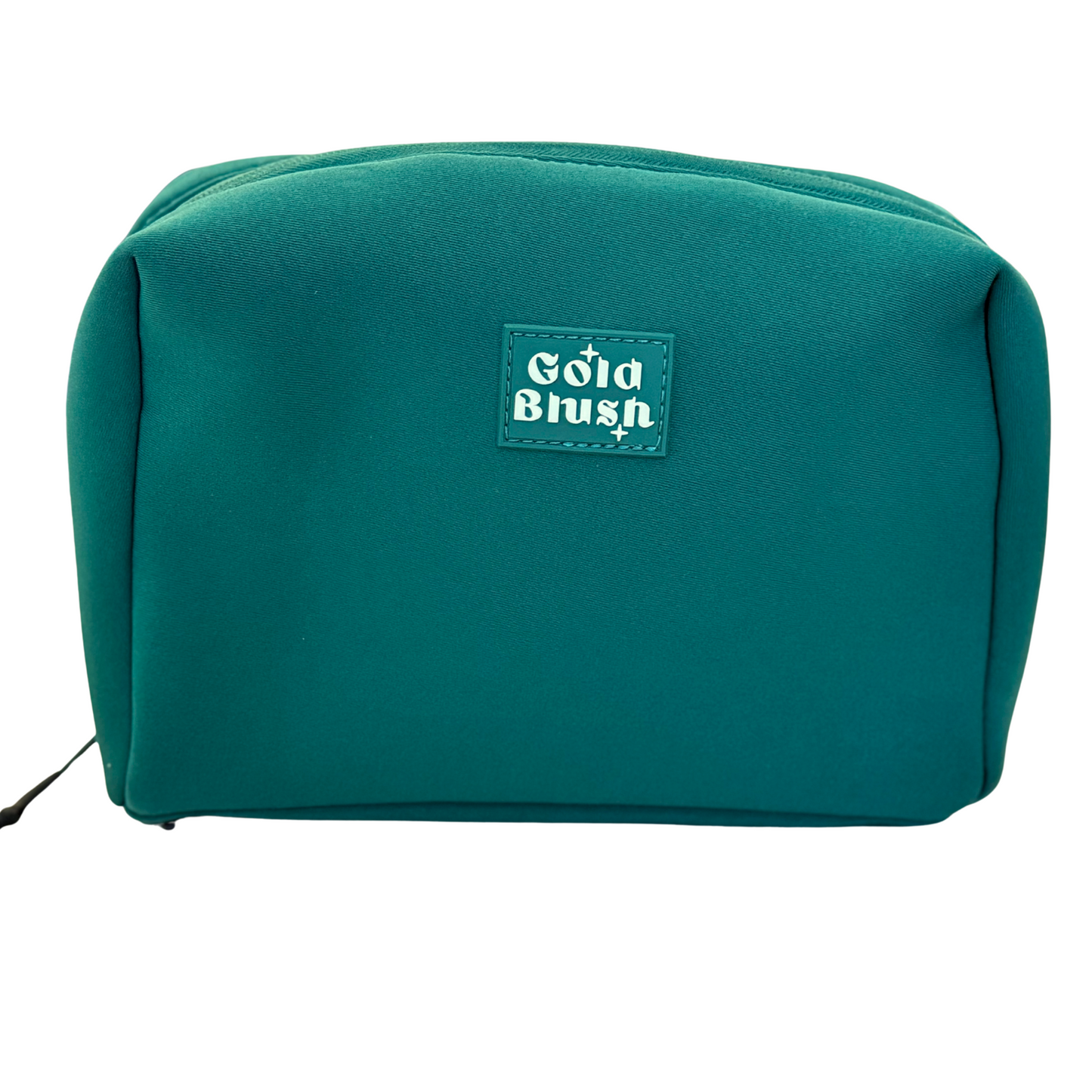 Gold Blush Neoprene Cosmetic Bag – Everyday Travel Makeup Pouch