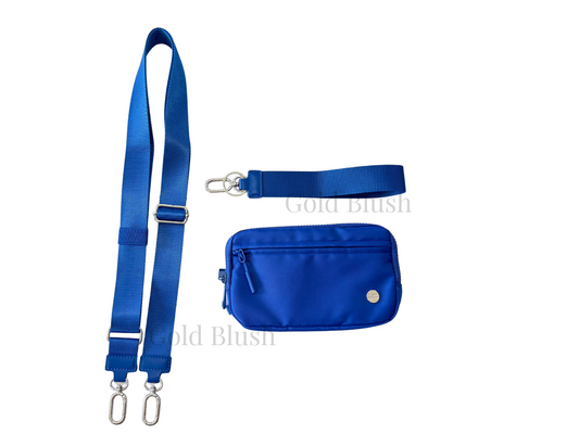 Gold Blush® DualMode 2 in 1 Wallet RFID Protected– Nylon Wristlet & Crossbody Bag for Women, Fits Most Smartphones, Stylish & Versatile