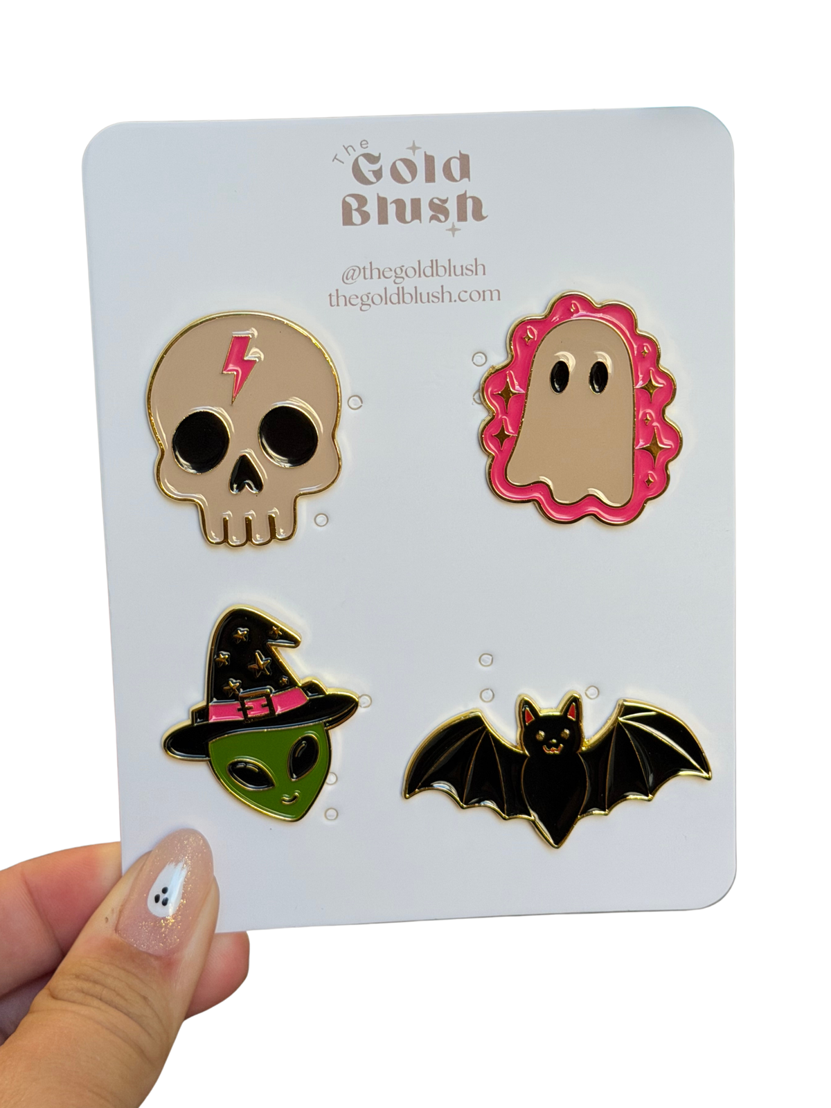 Gold Blush® Bag Drip Pins – Fashion Bag Pins, Decorative Safety Pins & Enamel Pins for Handbags, Backpacks, Purses & Bag Straps
