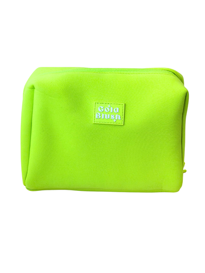 Gold Blush Neoprene Cosmetic Bag – Everyday Travel Makeup Pouch