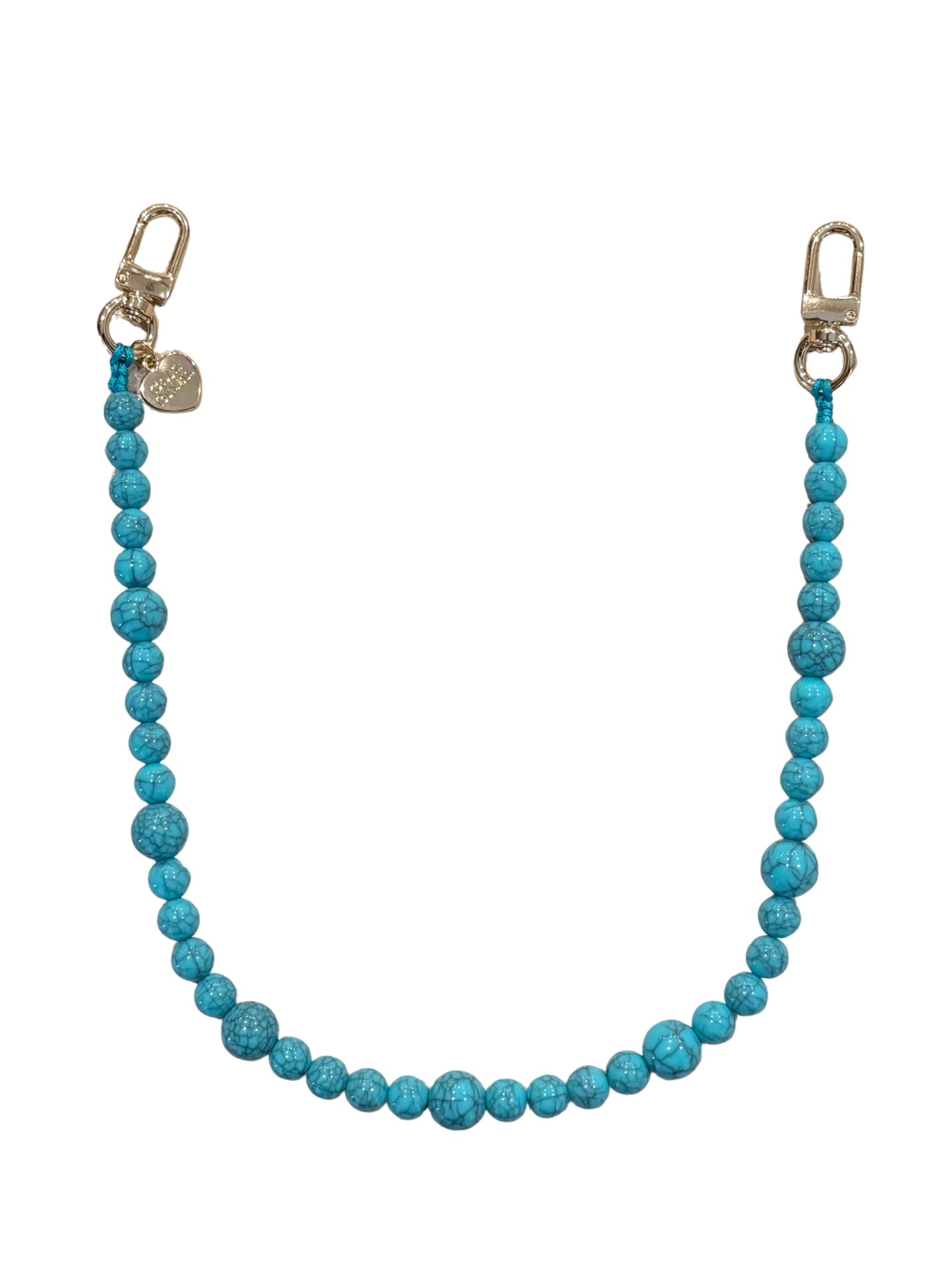 Pearl Luxe Bag Chain – 18" Faux Pearl Purse Strap with Gold Hardware