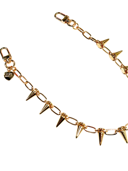Chunky Gold-Tone Aluminum Bag Chain | 18" Versatile Handle &  Decor