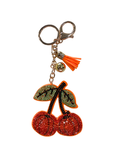 Gold Blush® Seasonal Bling Bag Charm with Keychain, Fashion Accessory for Keys, Purse, Backpack decor keychain bag