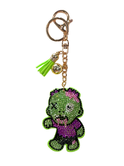 Gold Blush® Seasonal Bling Bag Charm with Keychain, Fashion Accessory for Keys, Purse, Backpack decor keychain bag