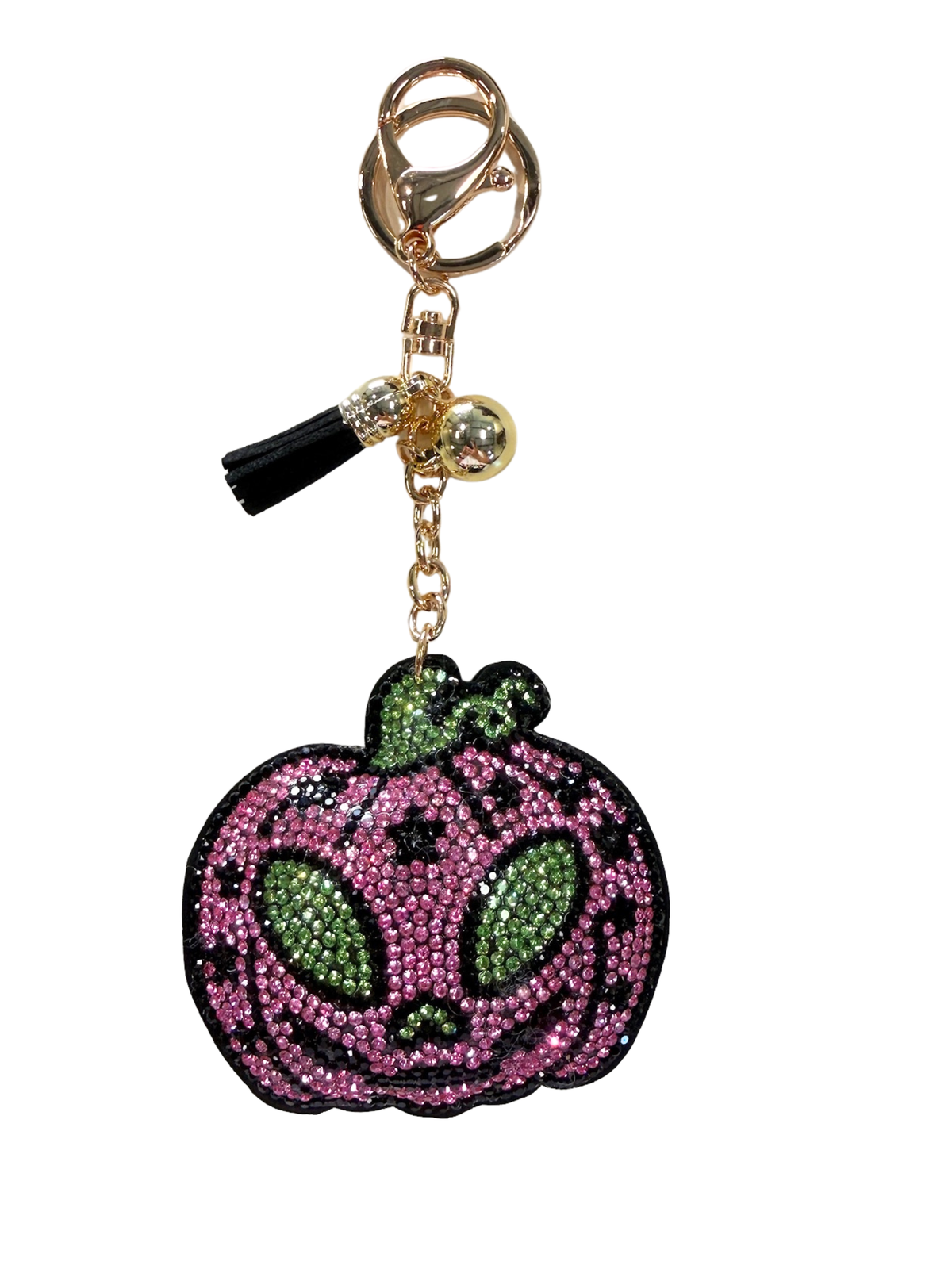Gold Blush® Seasonal Bling Bag Charm with Keychain, Fashion Accessory for Keys, Purse, Backpack decor keychain bag