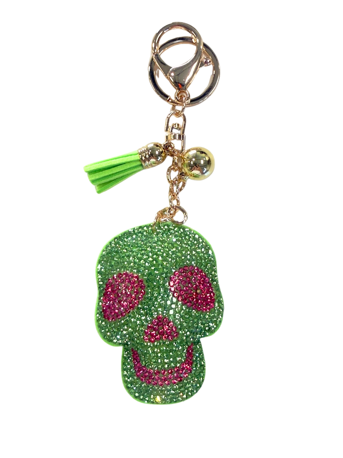 Gold Blush® Seasonal Bling Bag Charm with Keychain, Fashion Accessory for Keys, Purse, Backpack decor keychain bag