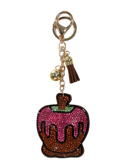 Gold Blush® Seasonal Bling Bag Charm with Keychain, Fashion Accessory for Keys, Purse, Backpack decor keychain bag