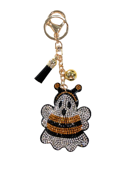 Gold Blush® Seasonal Bling Bag Charm with Keychain, Fashion Accessory for Keys, Purse, Backpack decor keychain bag