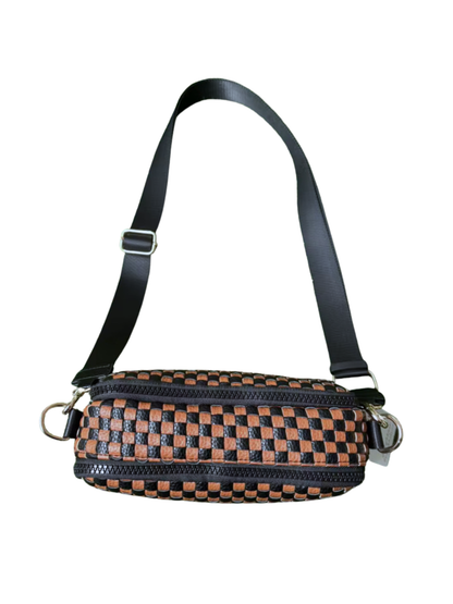 Gold Blush Iconic Woven Bestie Bag- Full RFID Protection + Luxe Vegan Leather