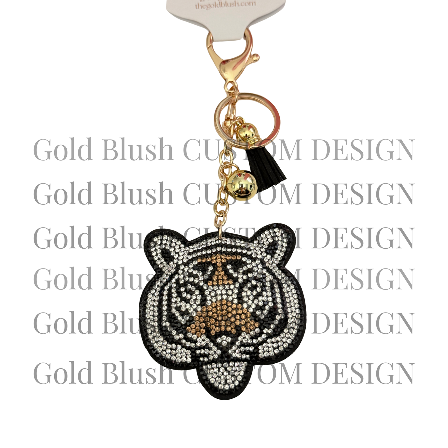 Bling Pets & Creatures Bag Charm with Keychain, Fasion Accessory for Keys, Purse, Backpack