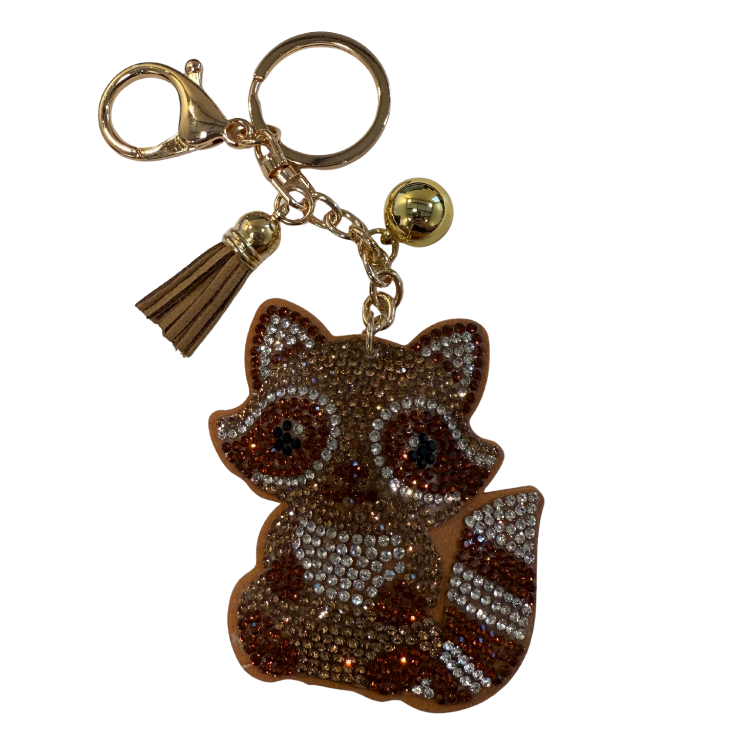 Bling Pets & Creatures Bag Charm with Keychain, Fasion Accessory for Keys, Purse, Backpack