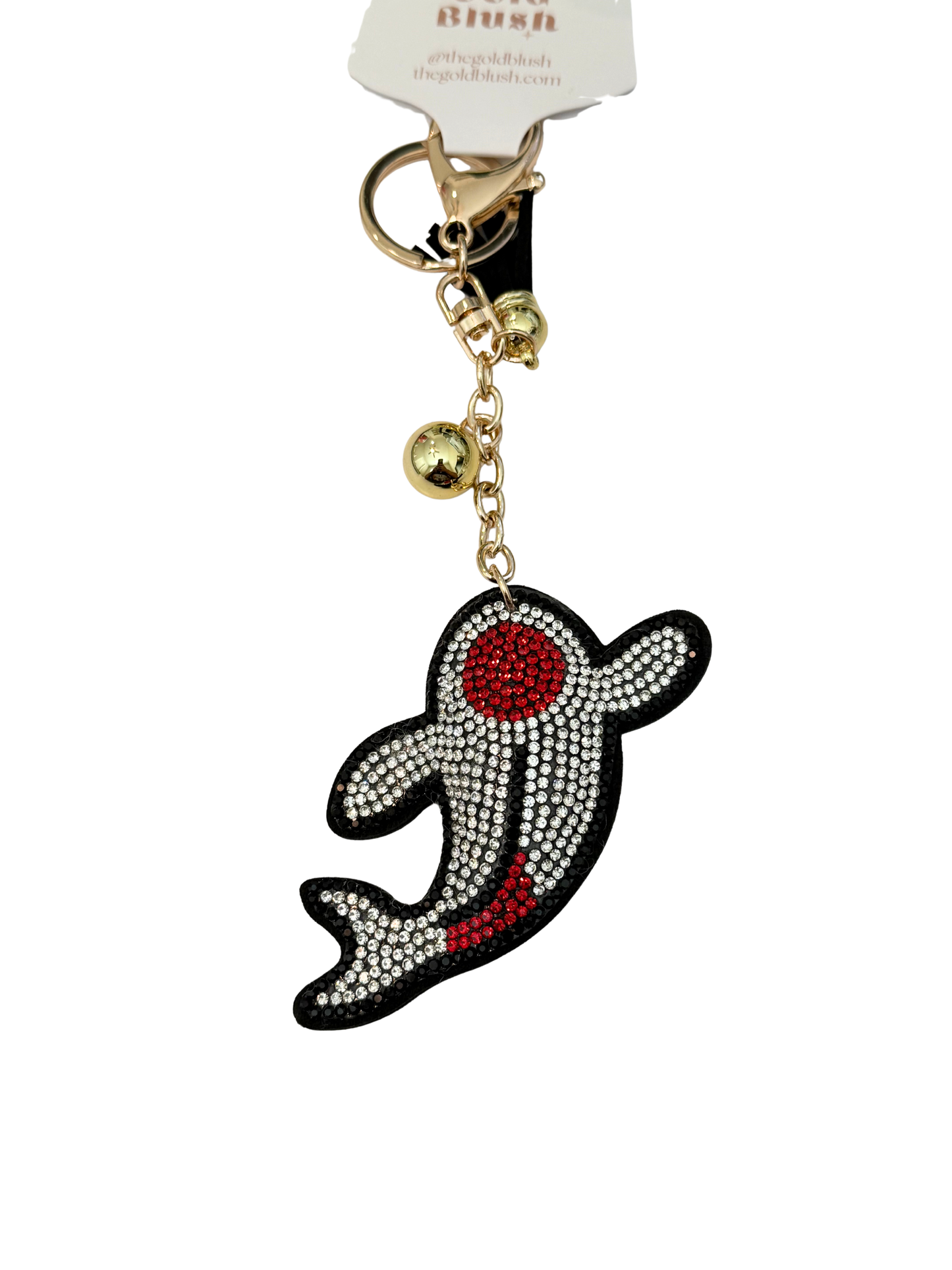 Bling Pets & Creatures Bag Charm with Keychain, Fasion Accessory for Keys, Purse, Backpack