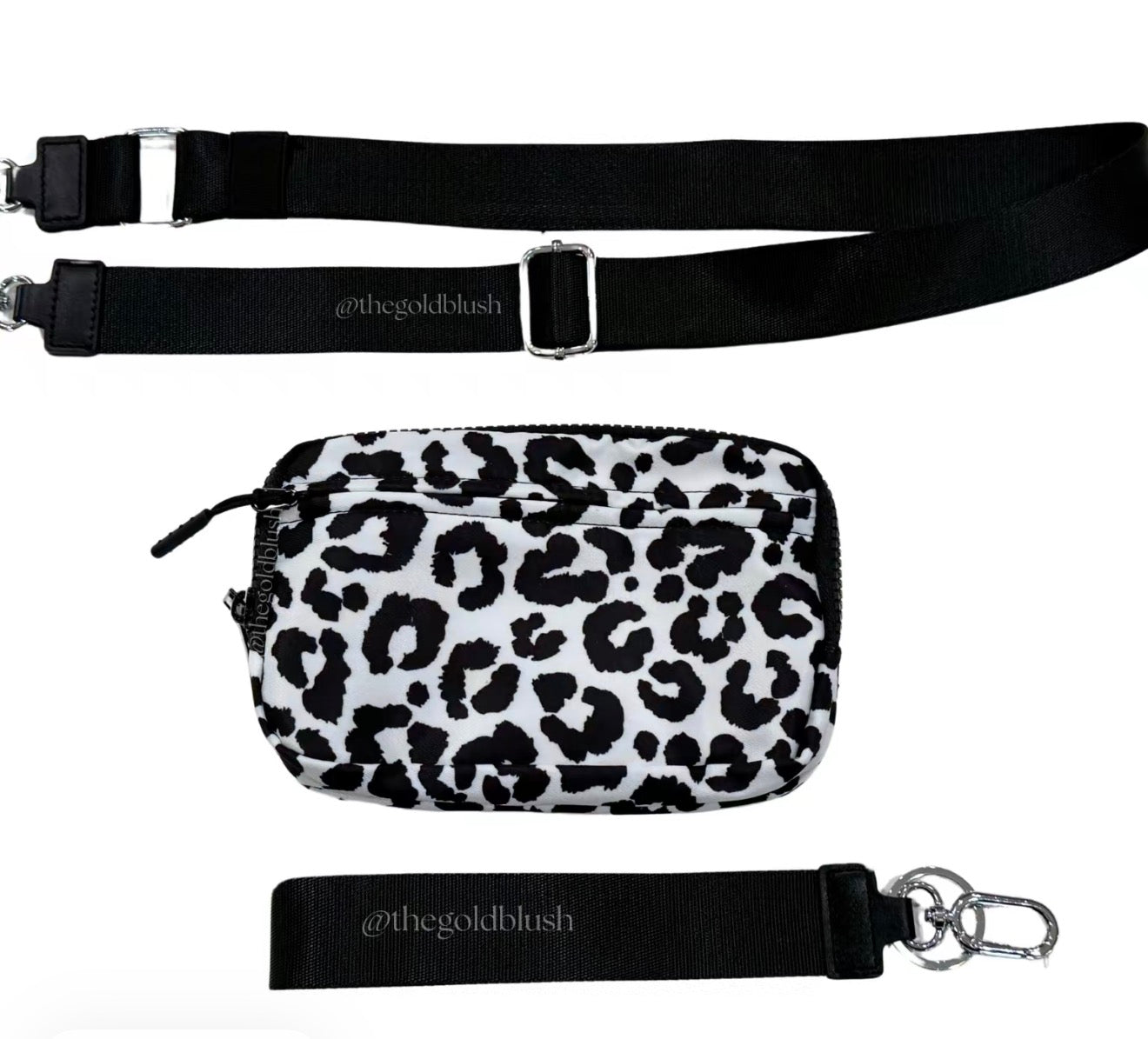 Gold Blush DualMode 2 in 1 Wallet RFID Protected– Nylon Wristlet & Crossbody Bag for Women, Fits Most Smartphones, Stylish & Versatile