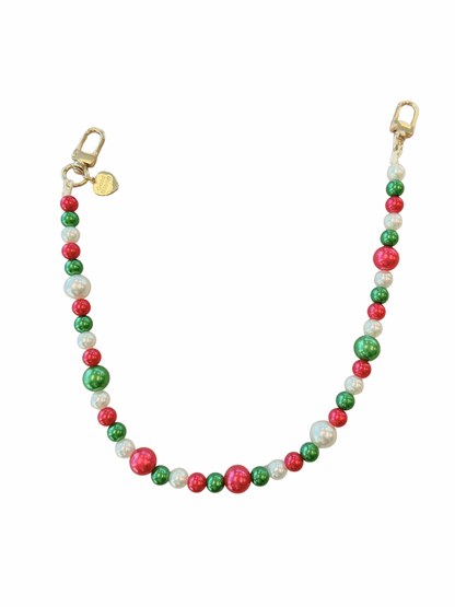 Pearl Luxe Bag Chain – 18" Faux Pearl Purse Strap with Gold Hardware