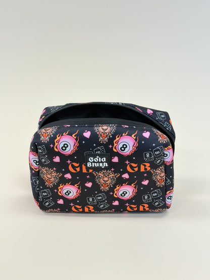 Gold Blush Neoprene Cosmetic Bag – Everyday Travel Makeup Pouch