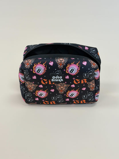 Gold Blush Neoprene Cosmetic Bag – Everyday Travel Makeup Pouch