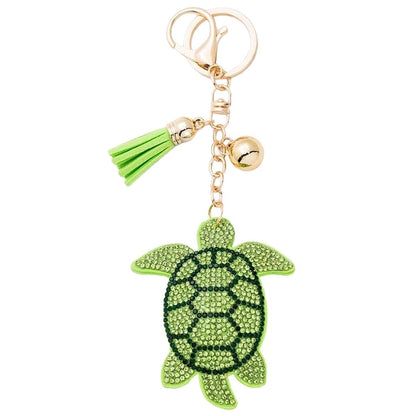 Bling Pets & Creatures Bag Charm with Keychain, Fasion Accessory for Keys, Purse, Backpack