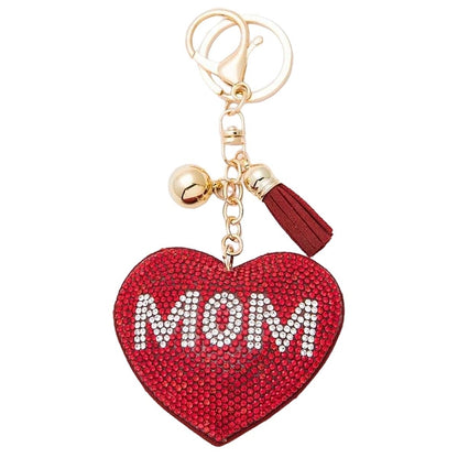 Seasonal Bling Bag Charm with Keychain, Fashion Accessory for Keys, Purse, Backpack decor keychain bag