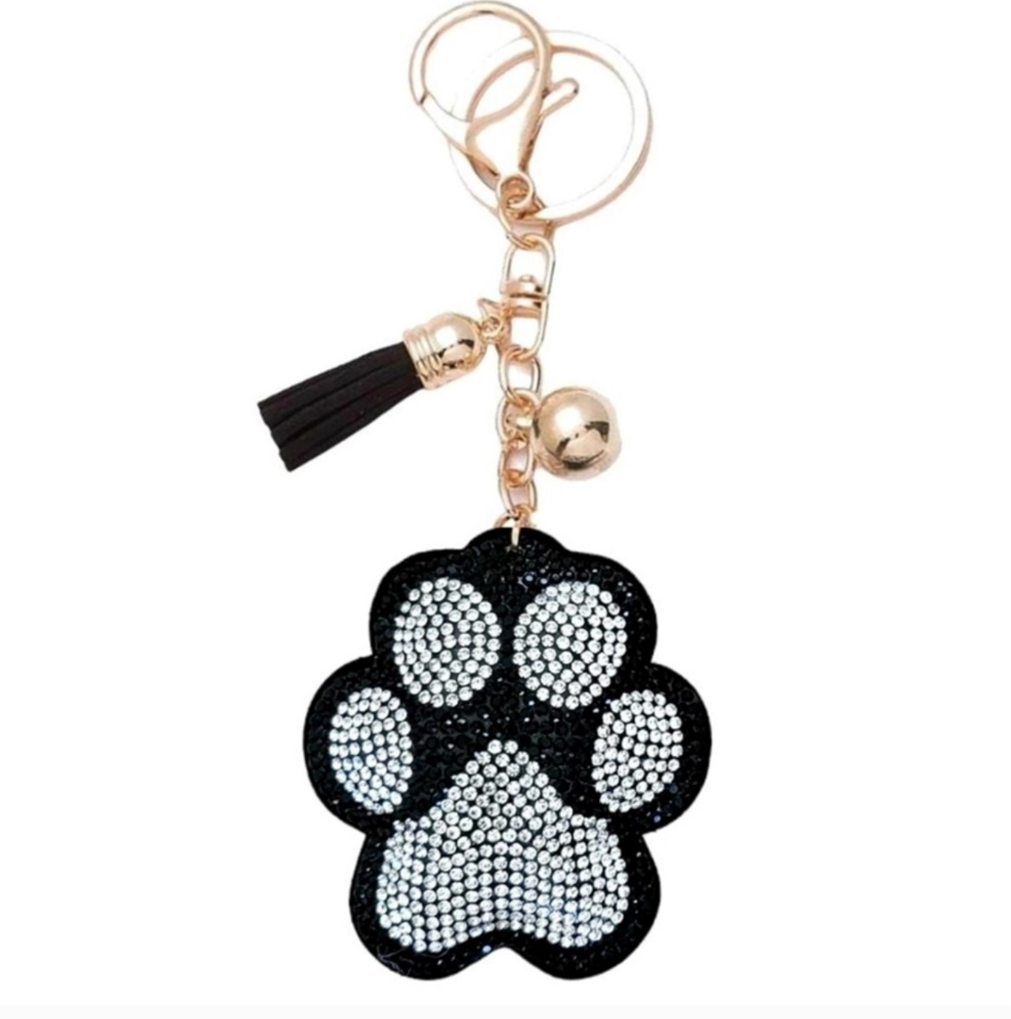 Bling Pets Bag Charm with Keychain, Fasion Accessory for Keys, Purse, Backpack