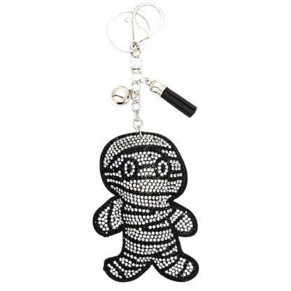 Bling Pets & Creatures Bag Charm with Keychain, Fasion Accessory for Keys, Purse, Backpack