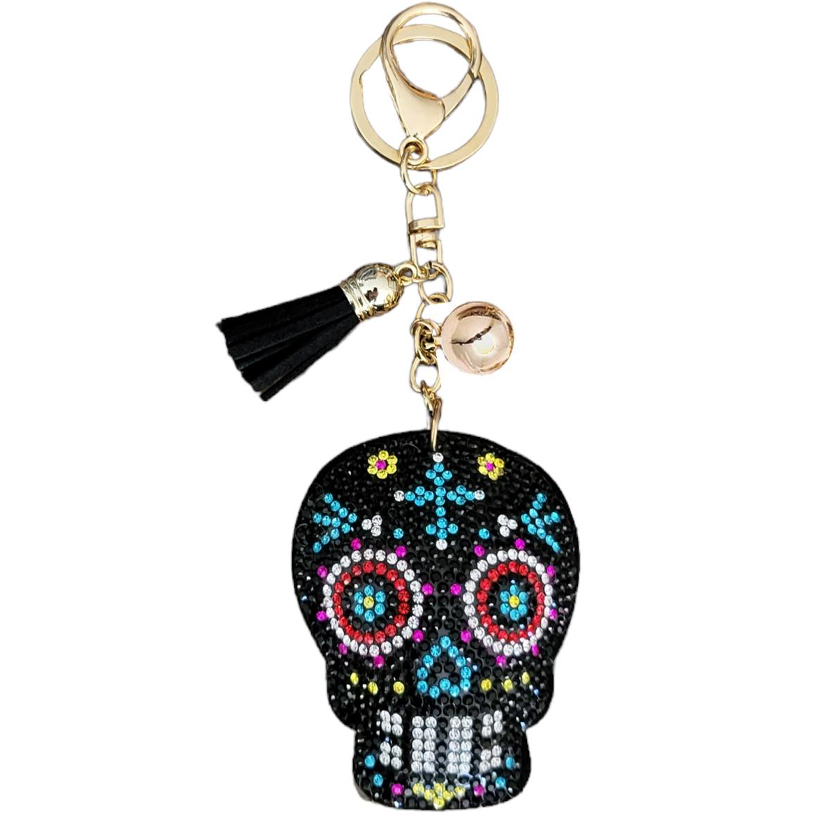 Seasonal Bling Bag Charm with Keychain, Fashion Accessory for Keys, Purse, Backpack decor keychain bag