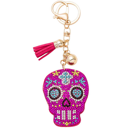 Seasonal Bling Bag Charm with Keychain, Fashion Accessory for Keys, Purse, Backpack decor keychain bag