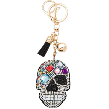 Seasonal Bling Bag Charm with Keychain, Fashion Accessory for Keys, Purse, Backpack decor keychain bag