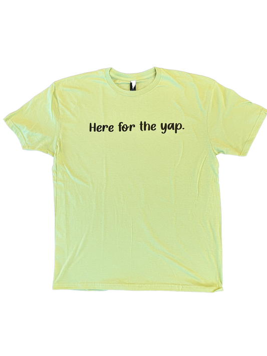 Gold Blush Here For The Yap Tee