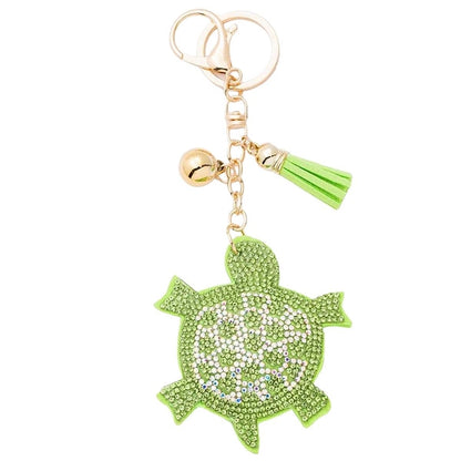 Bling Pets & Creatures Bag Charm with Keychain, Fasion Accessory for Keys, Purse, Backpack