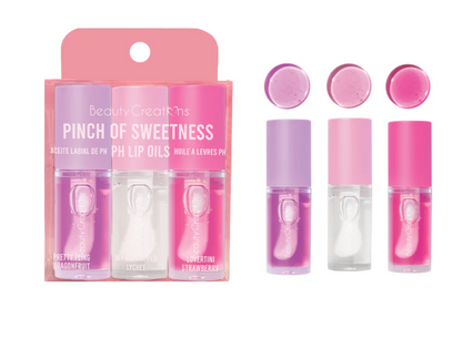 Pinch of Sweetness pH Color Changing Lip Oil Trio- The Pinks