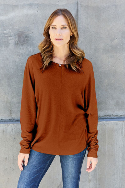 Grayson Round Neck Long Sleeve Top