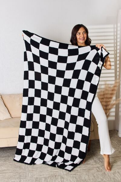 Softest Checkered Decorative Throw Blanket